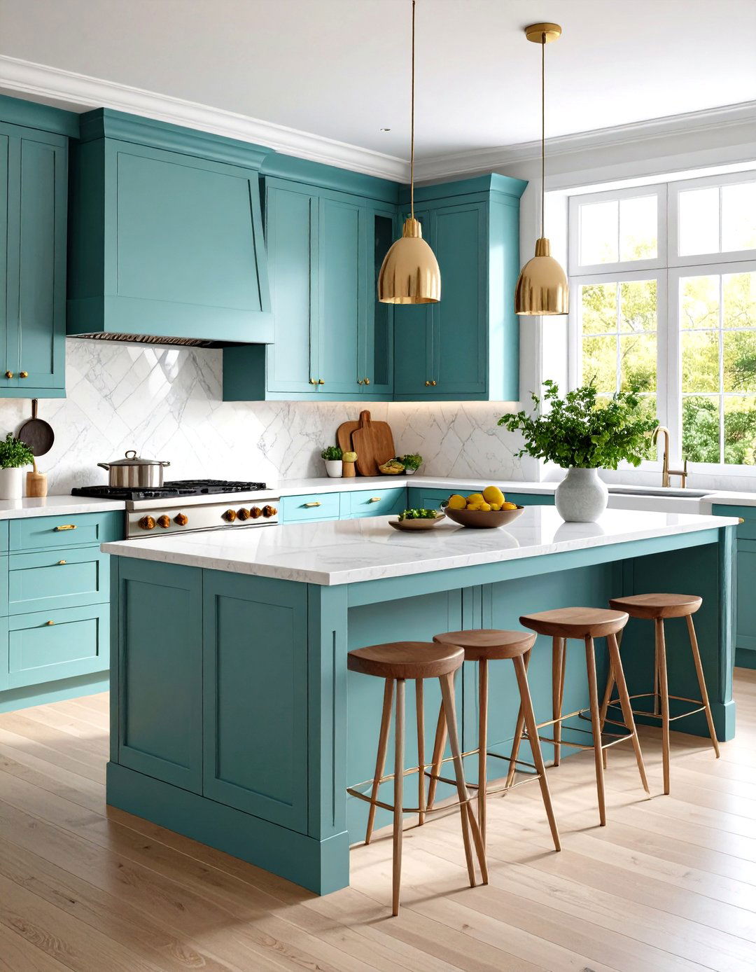 High Gloss Microcement Kitchen Finish - 20 Microcement Kitchen Ideas