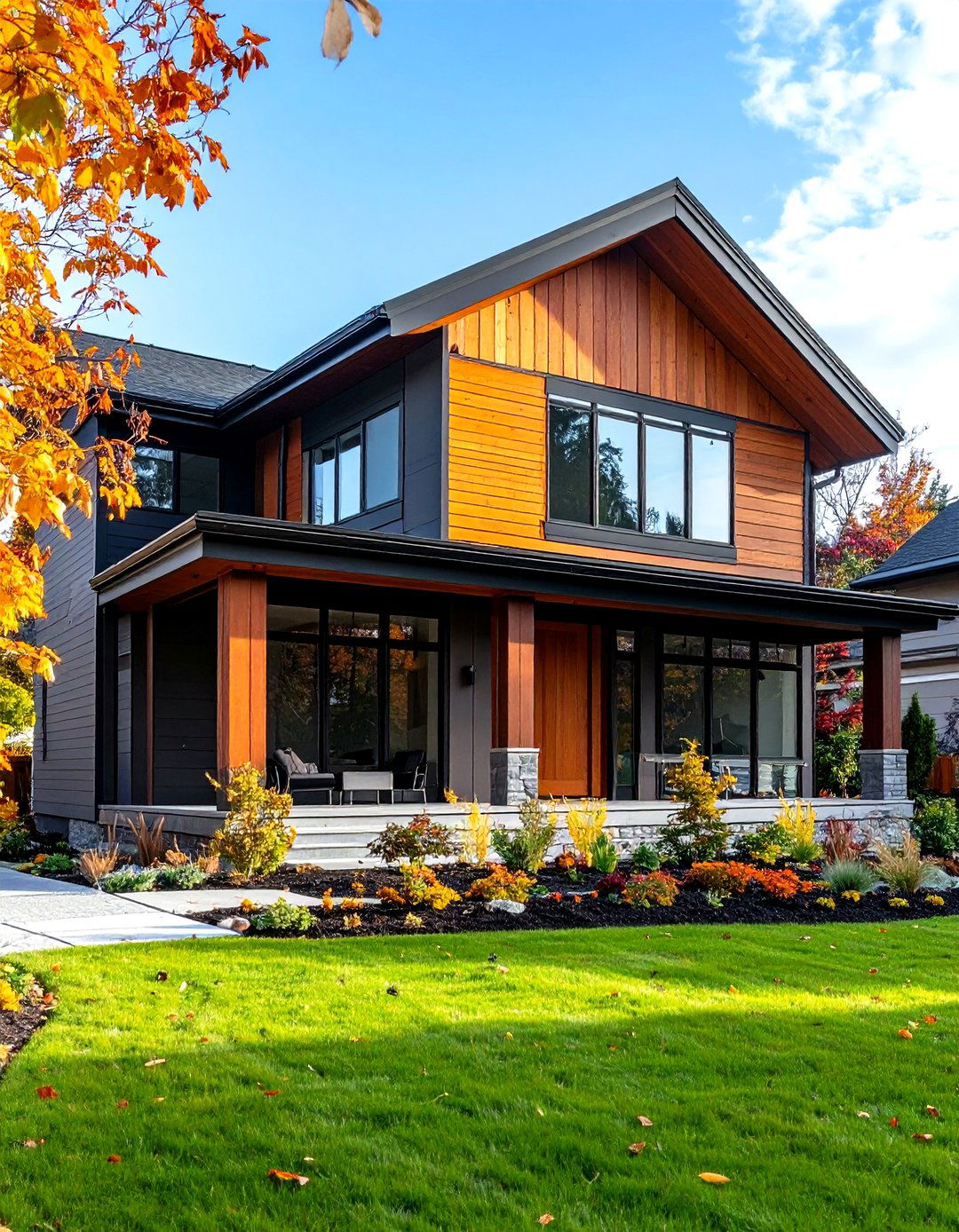High Impact Linear Designs - 20 Two-tone Siding Designs