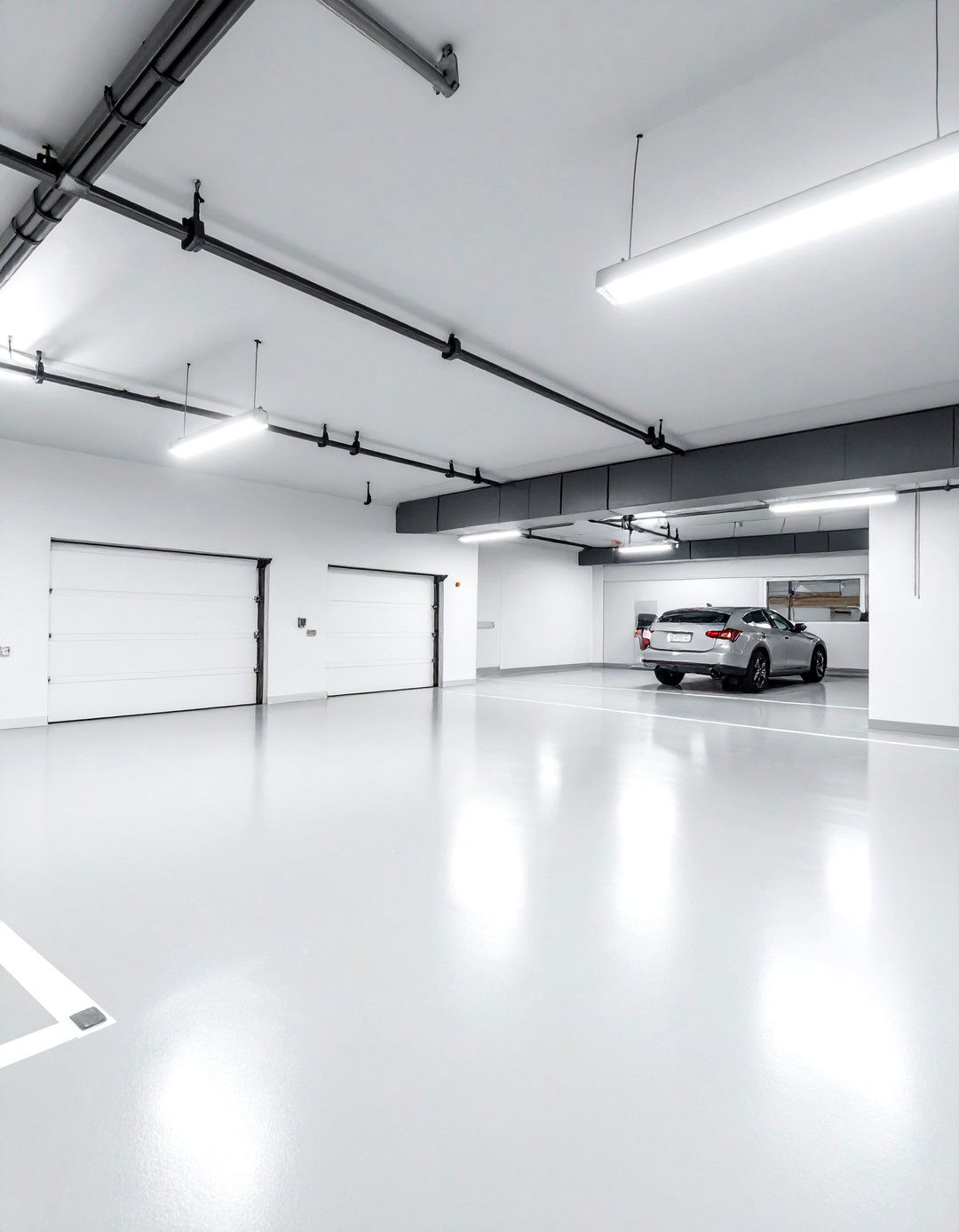 High LRV Bright White Garage Wall Paint - 20 Garage Wall Paint Ideas