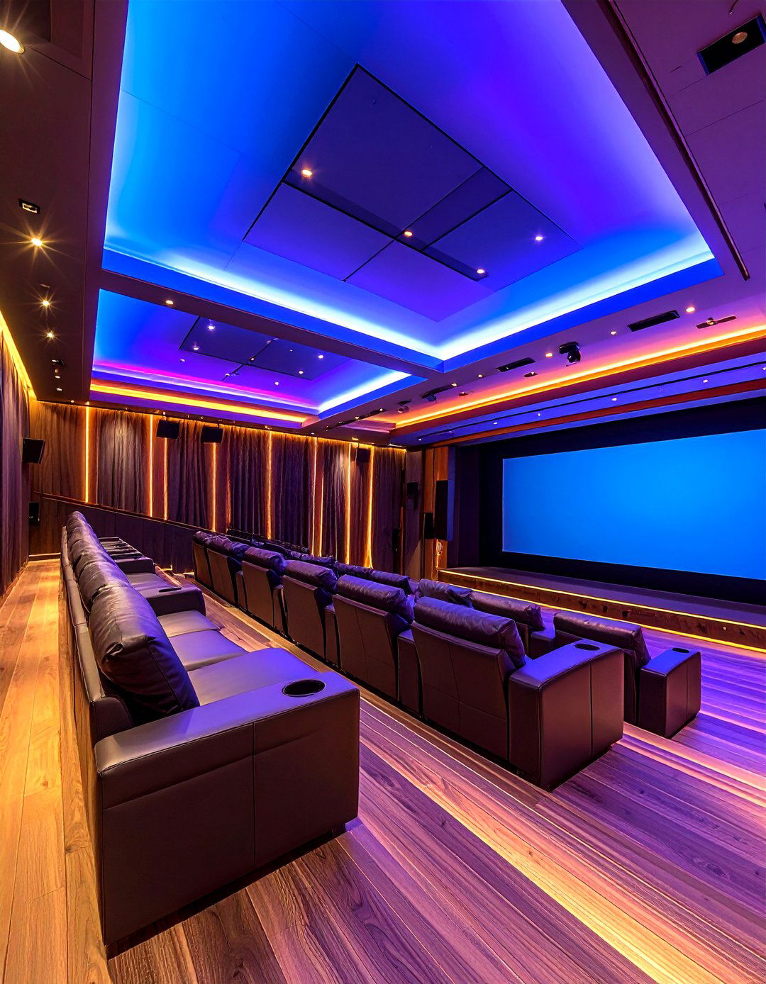 High Tech LED Reverse Tray Ceiling - 20 Reverse Tray Ceiling Ideas