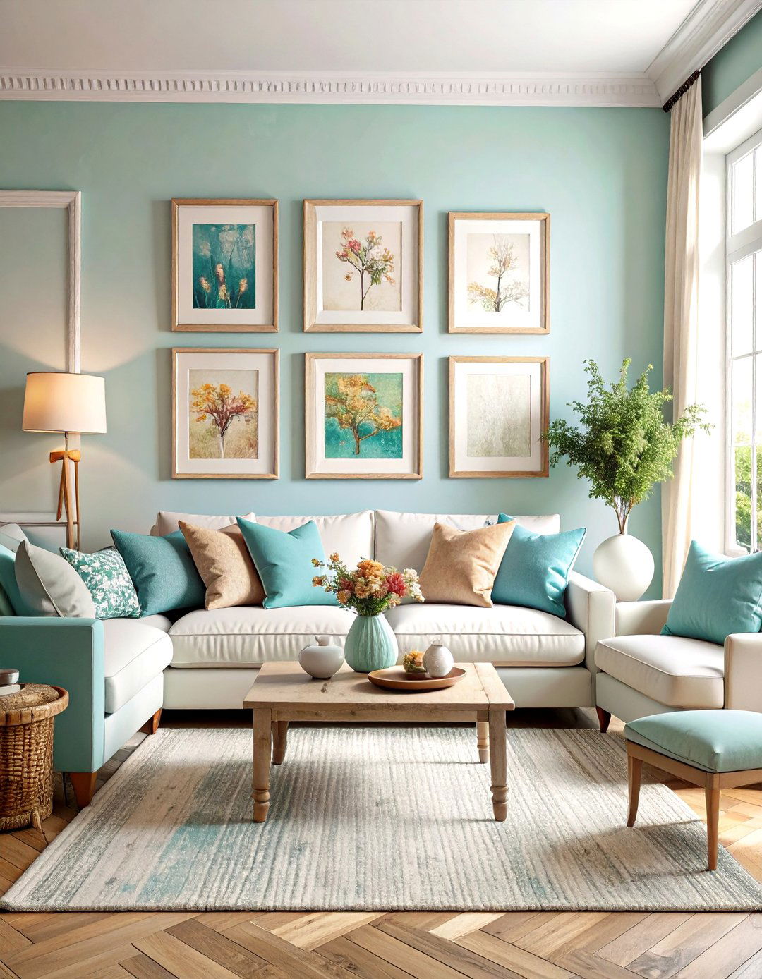 Highlight Age with Distressed Paint Techniques - 20 French Country Living Room Ideas