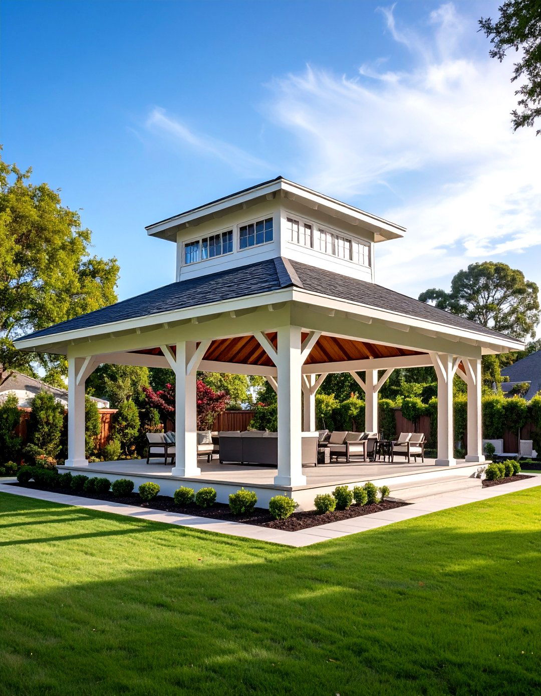 Hip Roof Outdoor Pavilion - 20 Outdoor Pavilion Ideas
