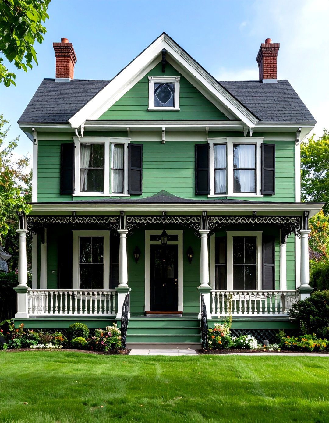 Historic and Heritage Applications - 20 Sage Green House With Black Door
