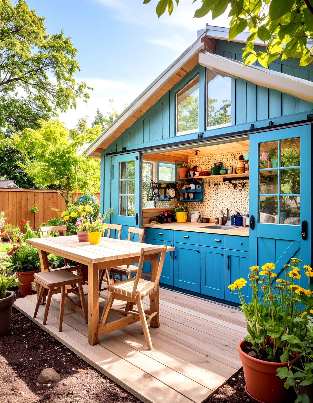 Hobby and Storage Garden Room - 20 Garden Room Ideas