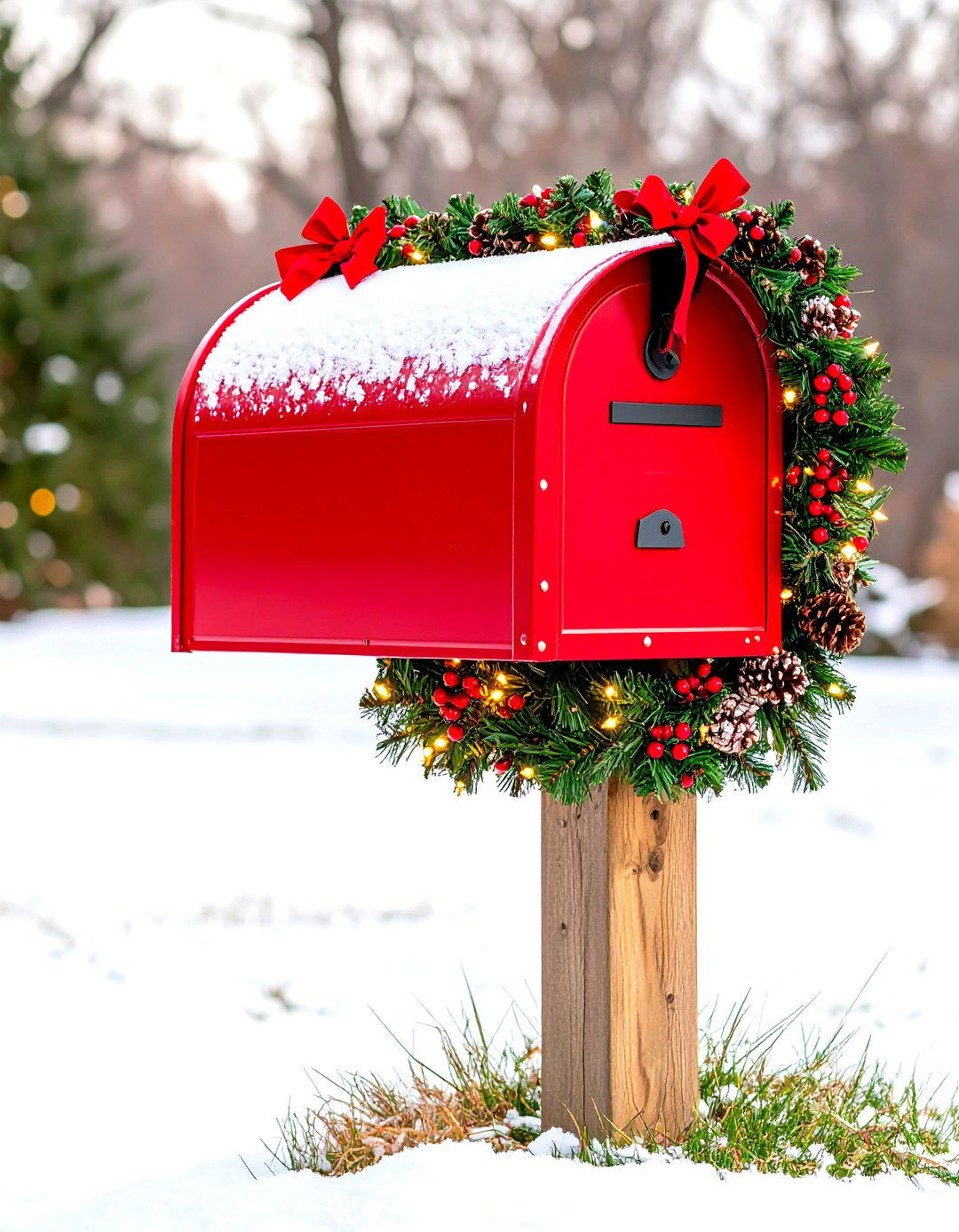 Holiday Winter Mailbox Decor - 20 Mailbox Decor Ideas