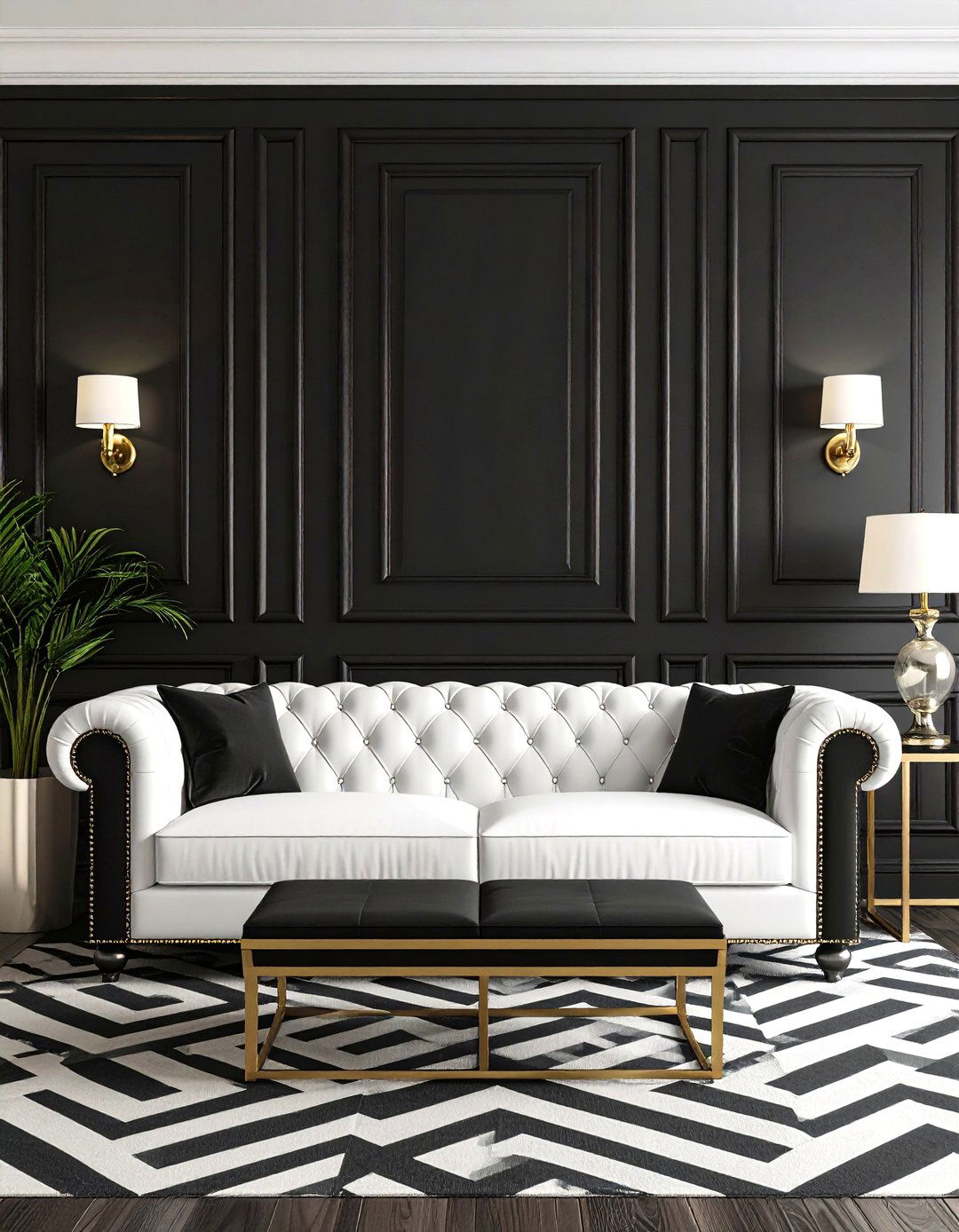 Hollywood Regency Patterns Propel Glam Interior Design Maximalism - 20 Glam Interior Design Ideas