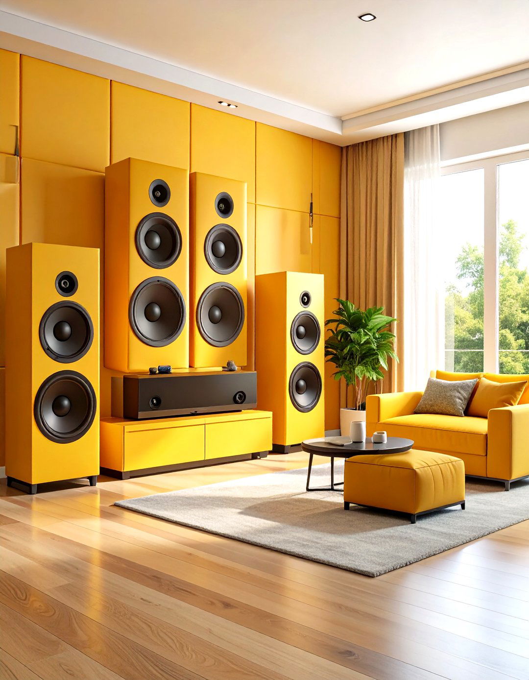 Home Theater In Wall and Invisible Speakers - 20 Home Theater Ideas