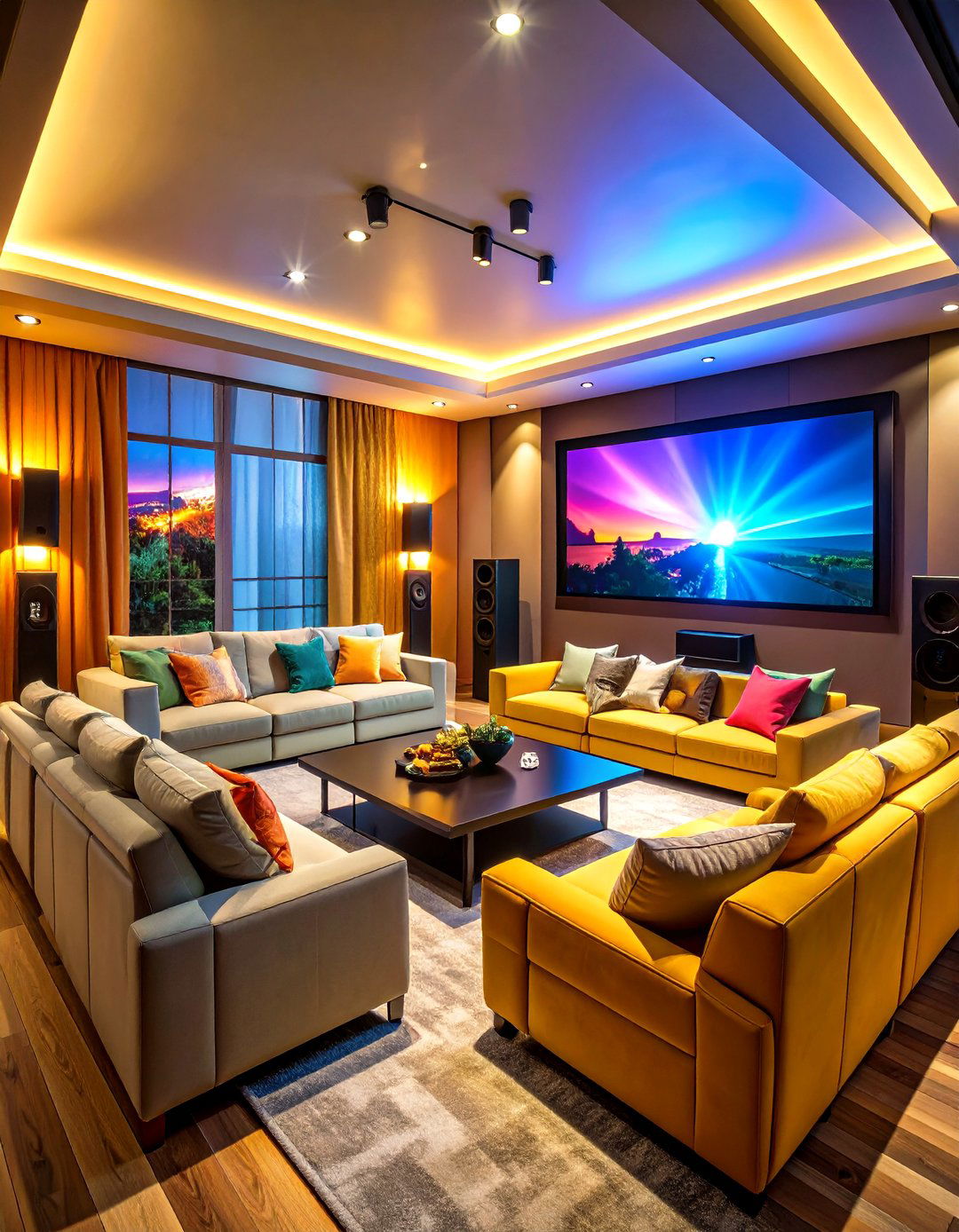 Home Theater Man Cave Living Room - 20 Man Cave Living Room Ideas