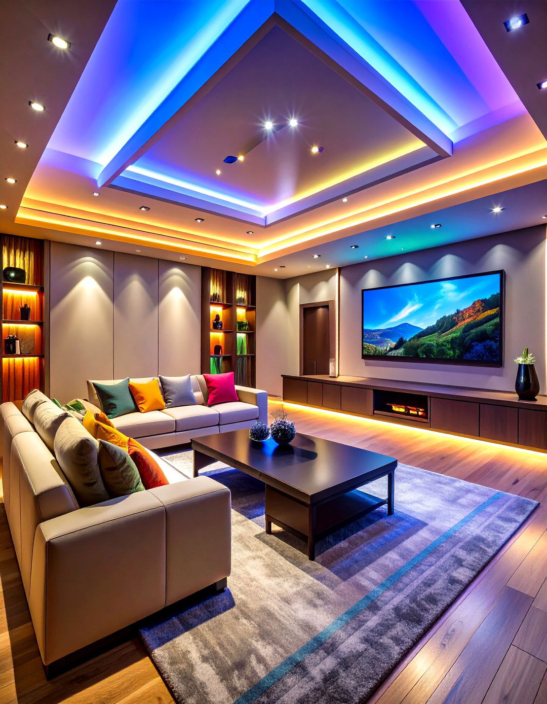 Home Theater Smart Lighting Control - 20 Home Theater Ideas