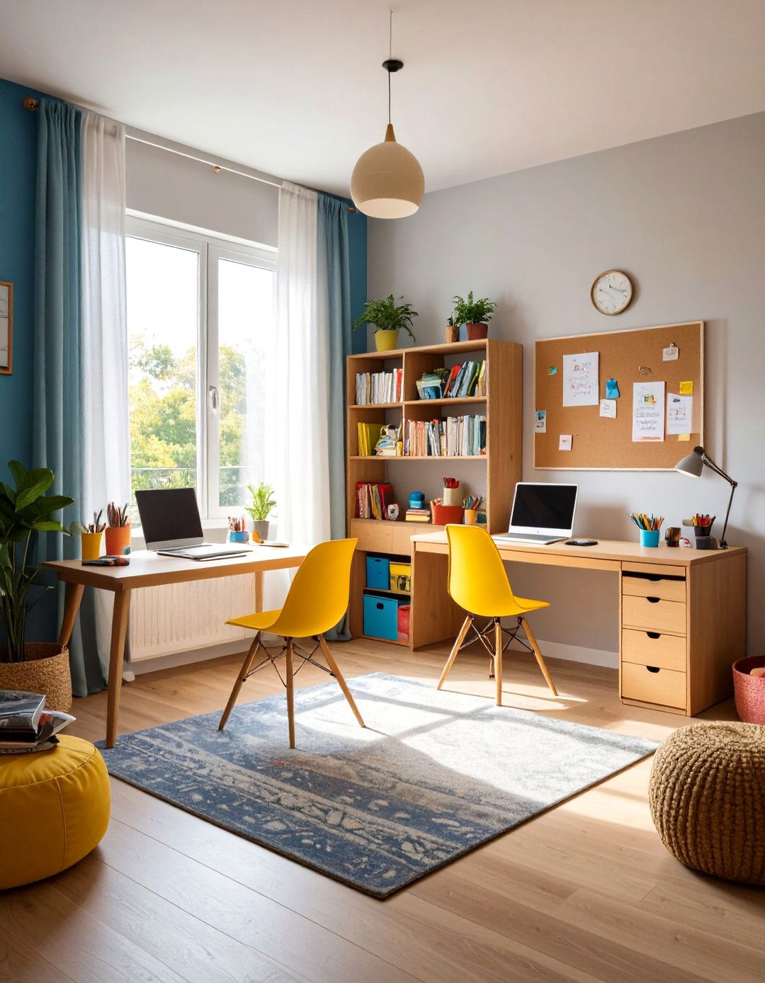 Homework Study Station Living Room Nook - 20 Living Room Nook Ideas