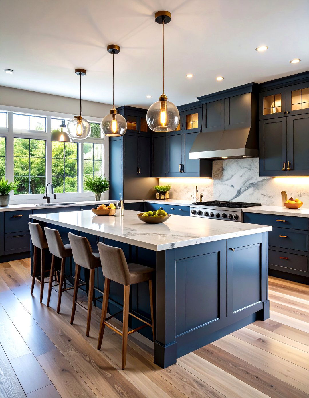 Honed Finish Quartz Kitchen Countertops with Tactile Appeal - 20 Quartz Kitchen Countertops