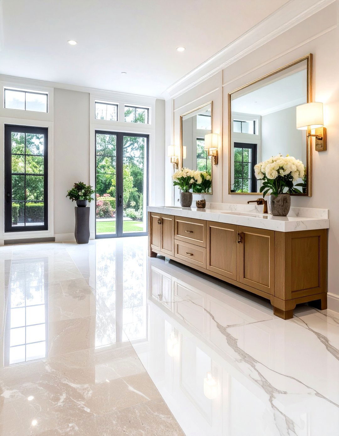 Honed vs Polished Stone Finishes - 20 Stone Bathroom Ideas