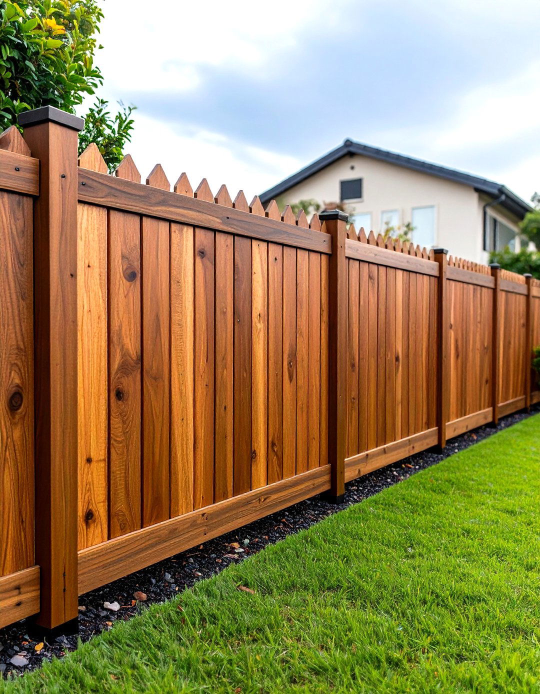 Horizontal Ipe Wood Fence for Premium Durability - 20 Horizontal Fence Ideas