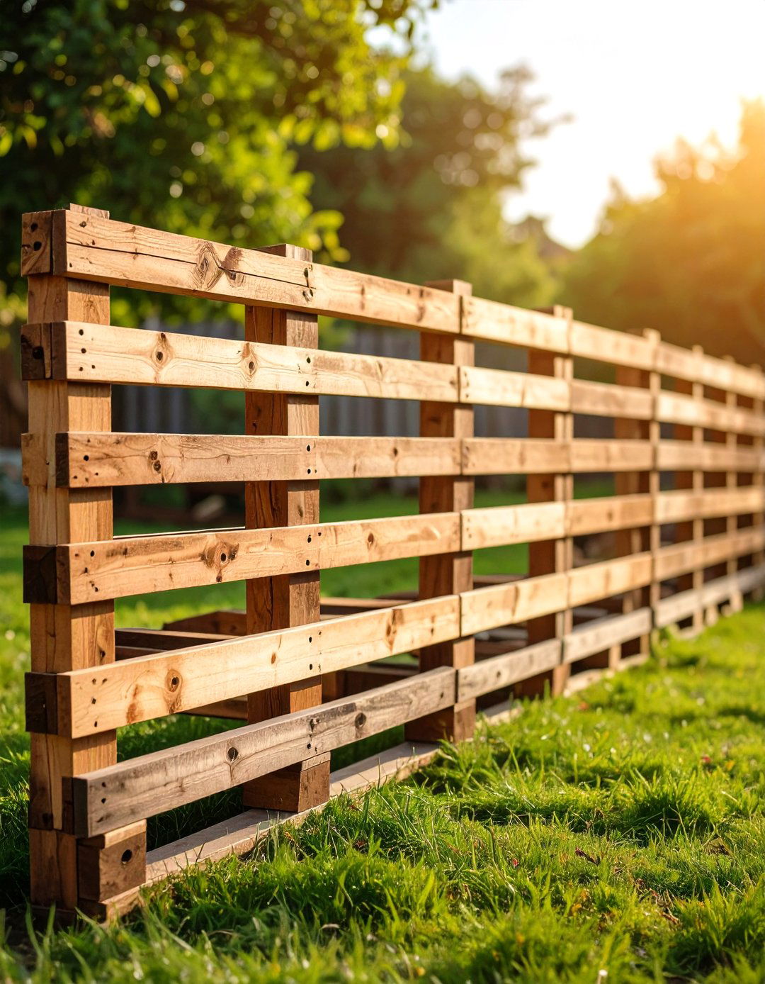 Horizontal Pallet Fence for Budget Friendly Solutions - 20 Horizontal Fence Ideas