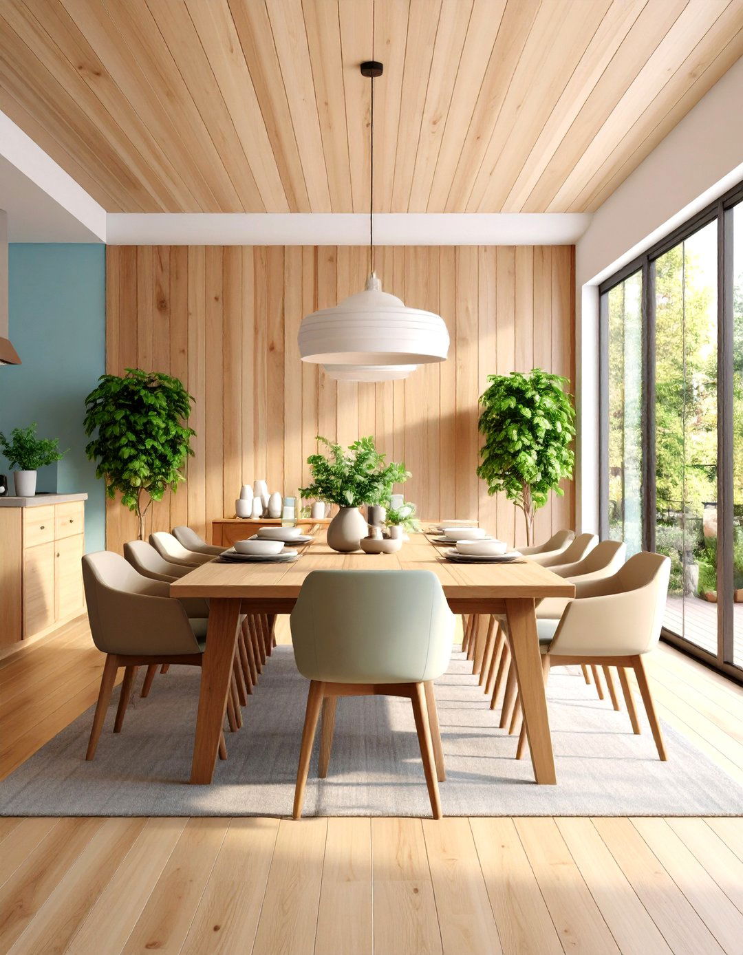 Horizontal Shiplap Wood Trim Accent Wall - 20 Wood Trim Accent Wall Ideas