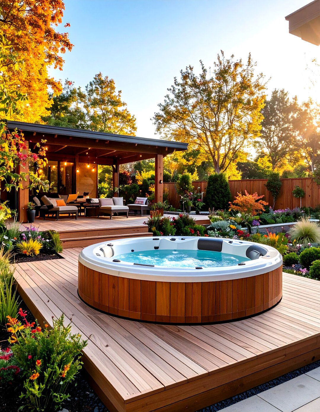Hot Tub Multi Level Landscaping - 20 Hot Tub Landscaping Ideas