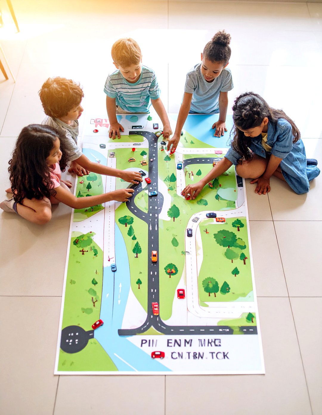Hot Wheels Pin the Car on Track Game - 20 Hot Wheels Birthday Party Ideas