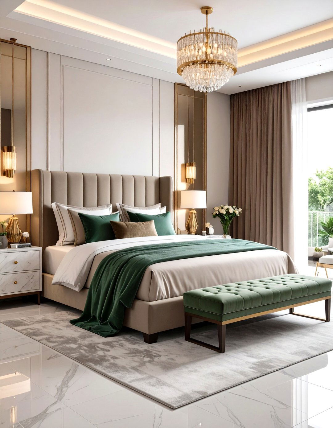 Hotel Inspired Luxury Master Bedroom - 20 Master Bedroom Ideas