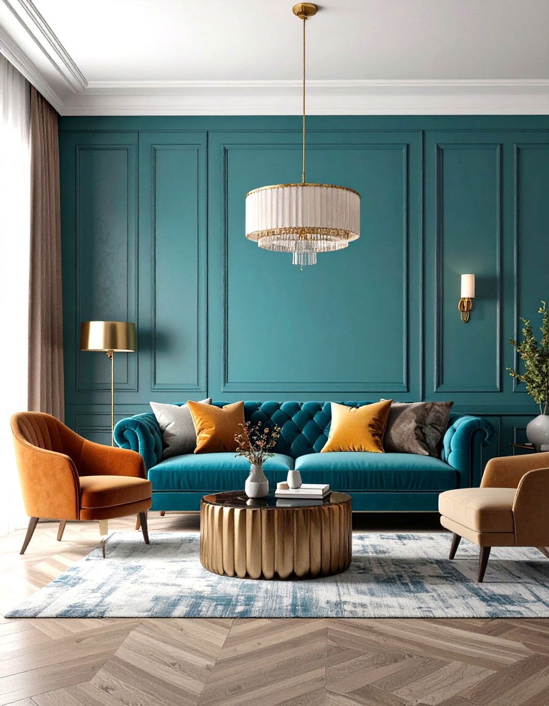 House Decor Accent Walls with Textural Elements - 20 House Decor Ideas