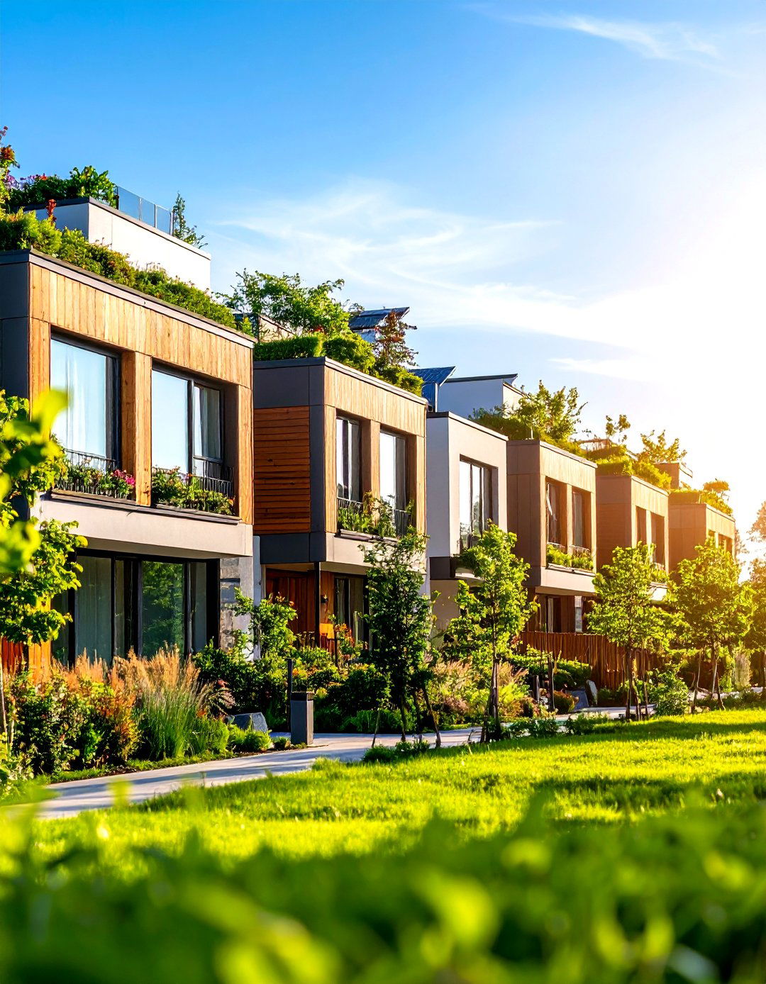 Houses With Shared Community Green Roofs - 20 Houses With Green Roofs