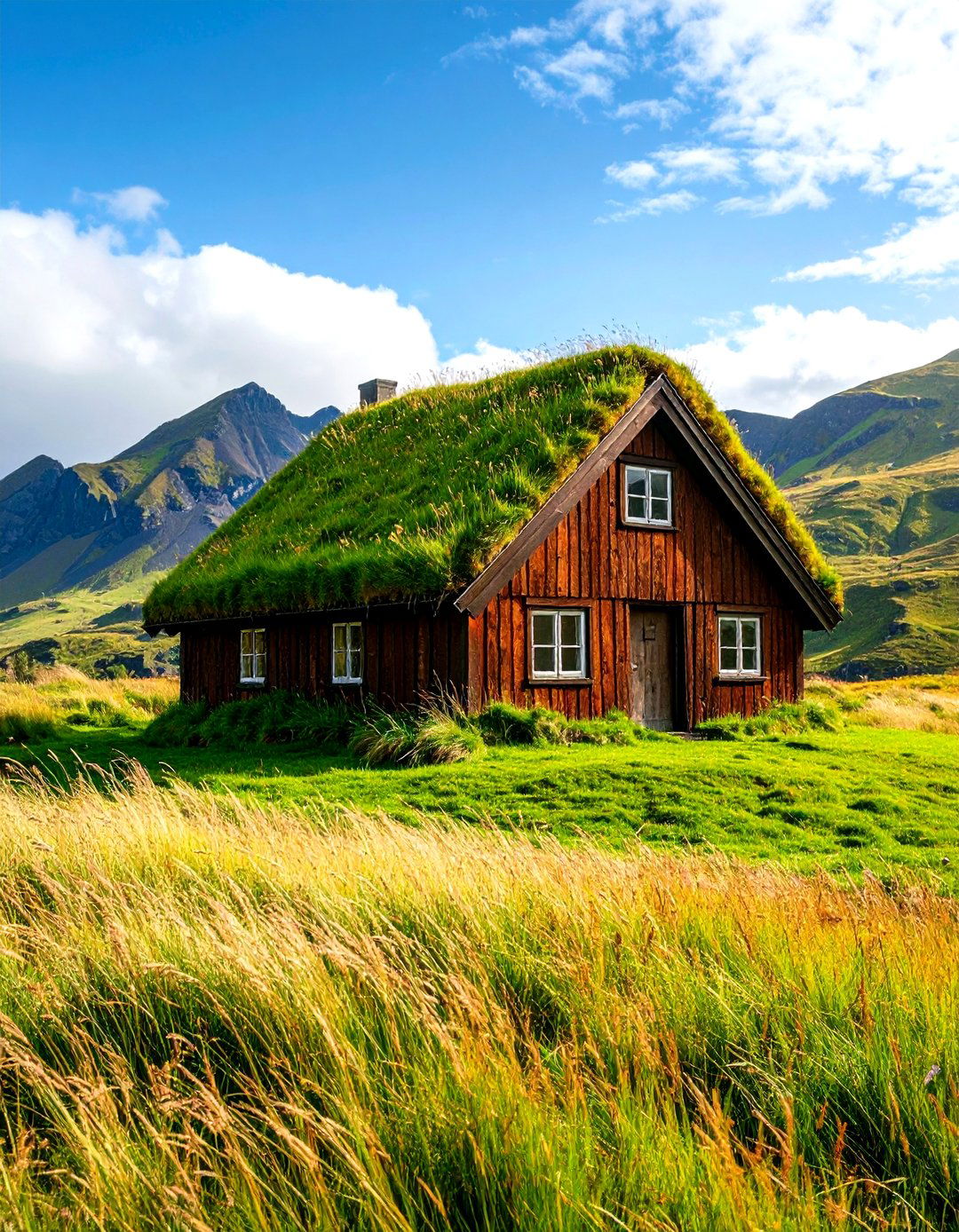 Houses With Wild Grass Green Roofs - 20 Houses With Green Roofs