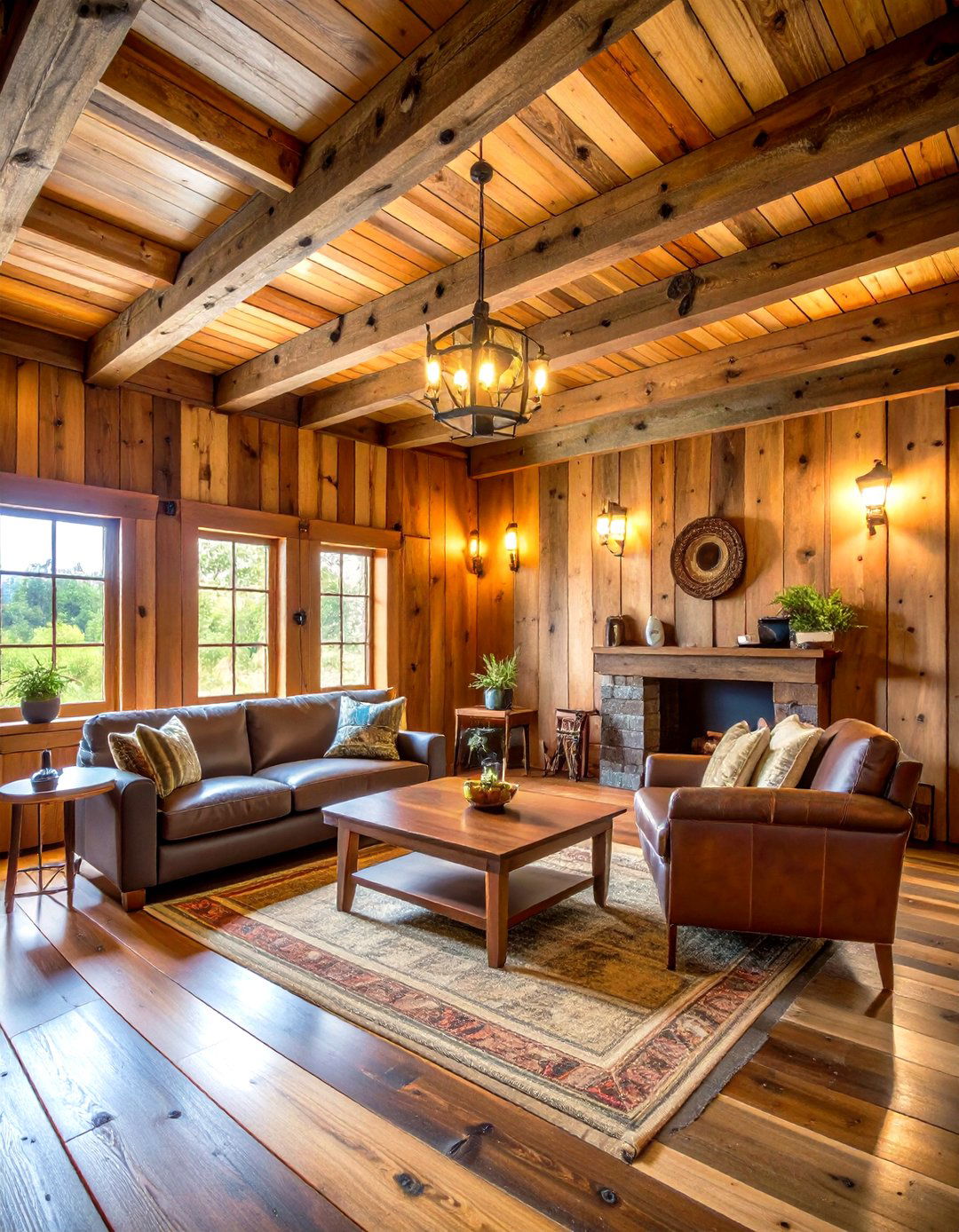 Hunting Man Cave Reclaimed Wood Wall Paneling - 20 Hunting Man Cave Ideas