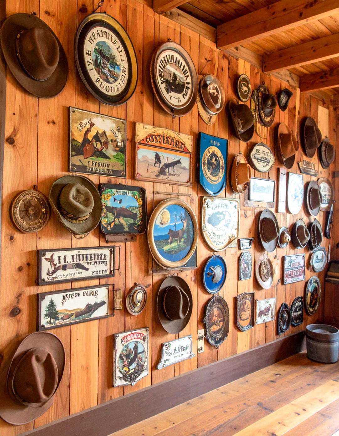 Hunting Man Cave Vintage Hunting Signs Collection - 20 Hunting Man Cave Ideas