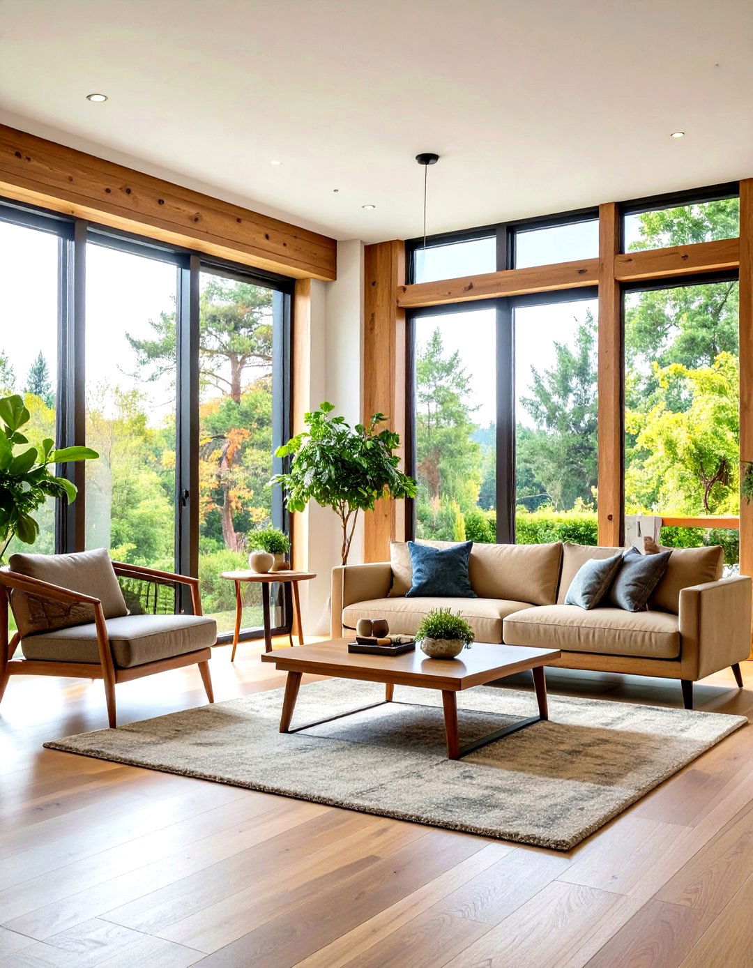 Hybrid Wood Metal Window Trim - 20 Modern Window Trim Ideas
