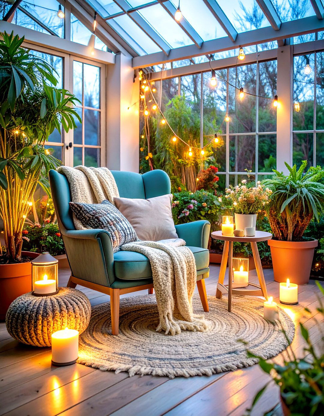 Hygge Corners Invite Cozy Winter Retreats - 20 Greenhouse Decor Ideas