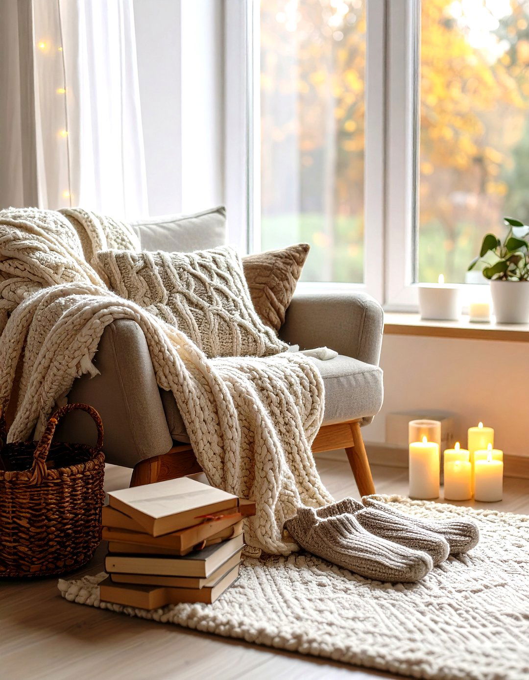 Hygge Inspired Living Room Nooks - 20 Cozy Living Room Ideas