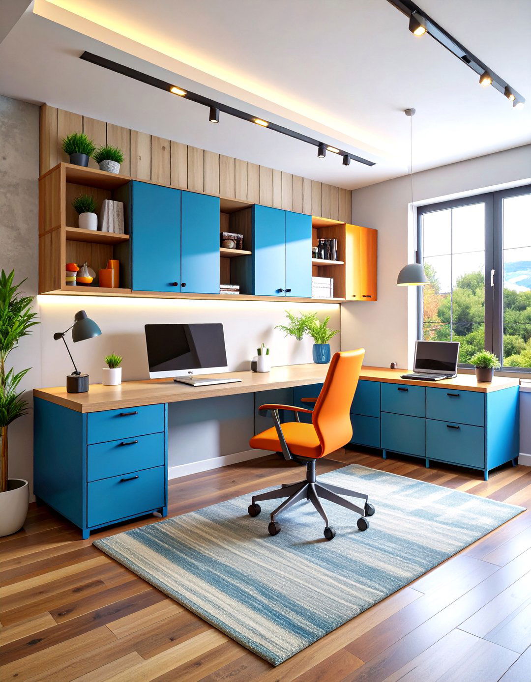 IKEA Desk Hack Built In - 20 Budget Home Office Ideas