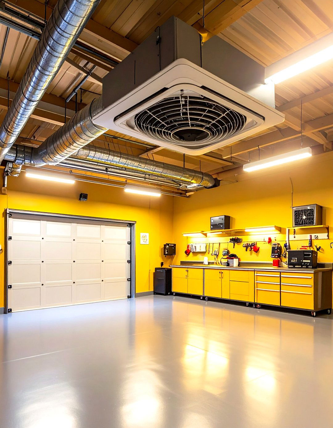 Improve Air Quality with an Exhaust Ventilation Fan - 20 Garage Makeover Ideas