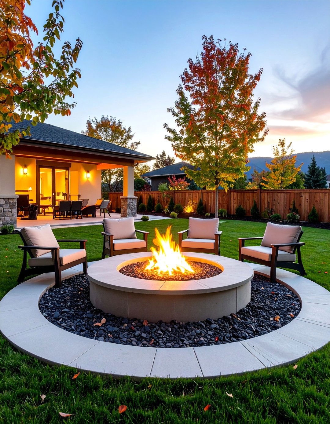 In Ground Wood Burning Fire Pit Design - 20 Wood Burning Fire Pit Ideas