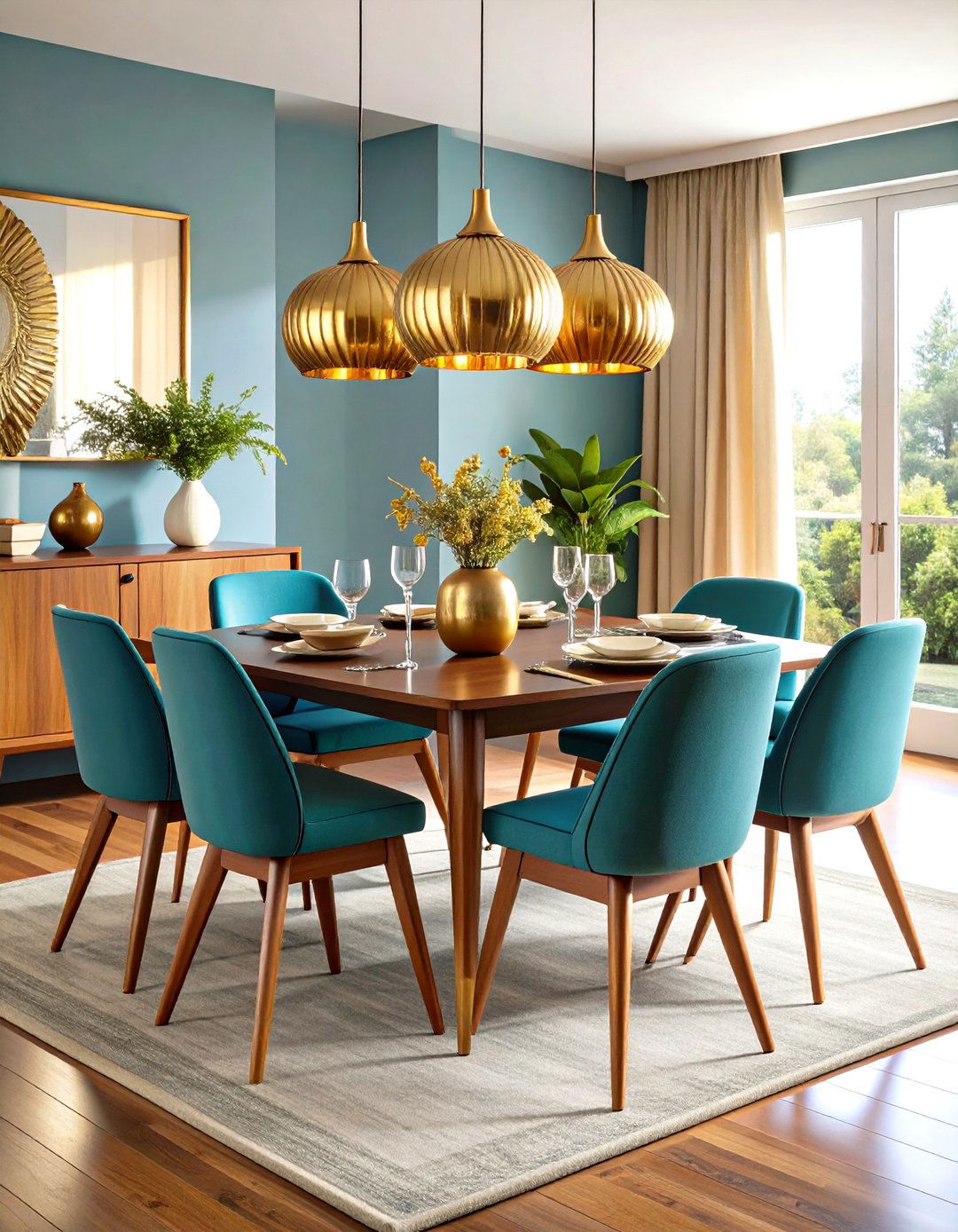 Incorporate Midcentury Modern Pieces - 20 Vintage Dining Room Ideas
