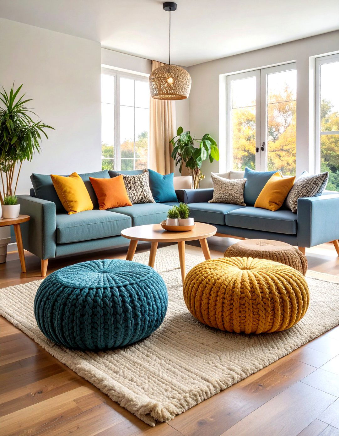Incorporate Multipurpose Seating - 20 Small Living Room Ideas