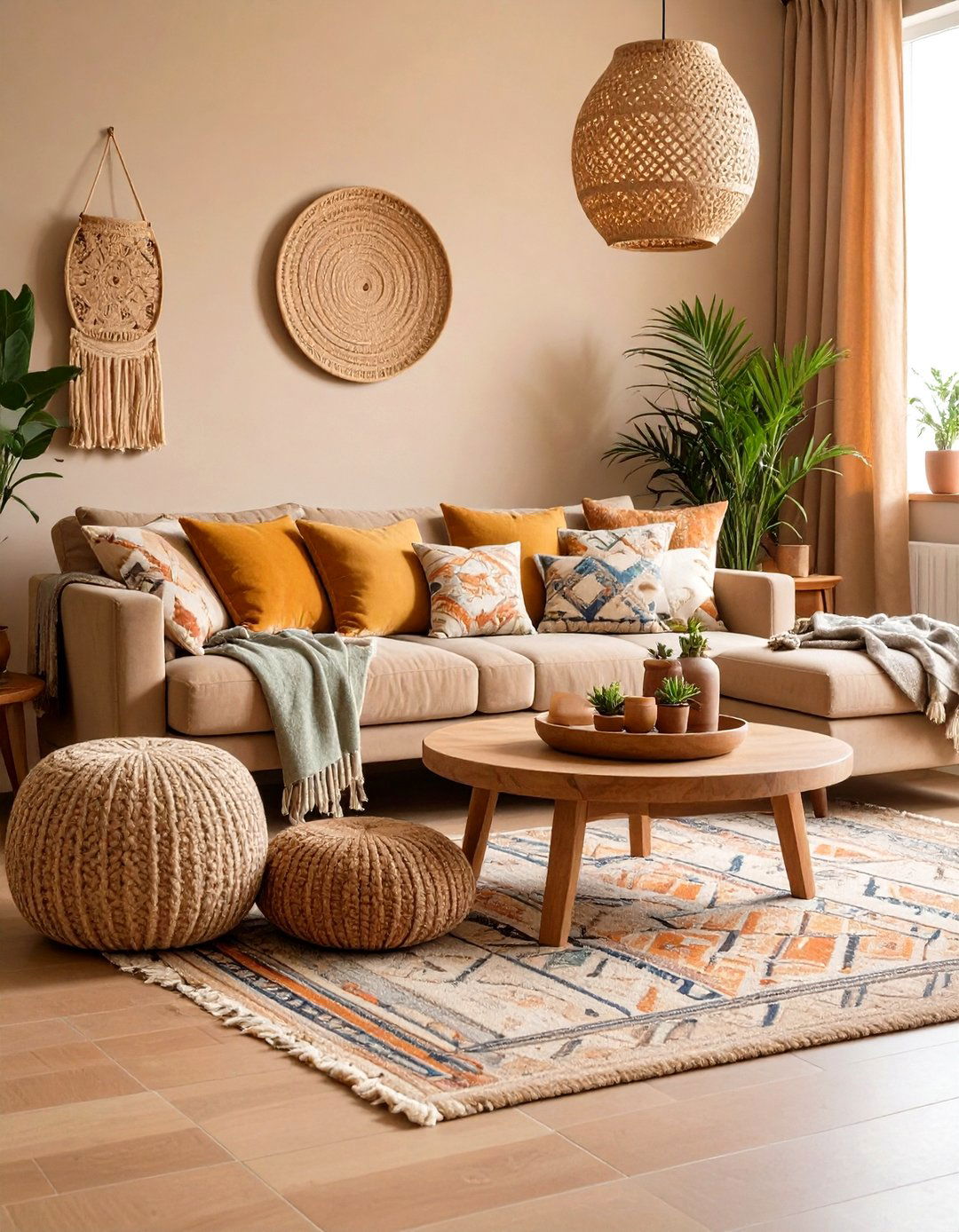 Incorporate Terracotta Accents and Tilework - 20 Southwestern Living Room Ideas
