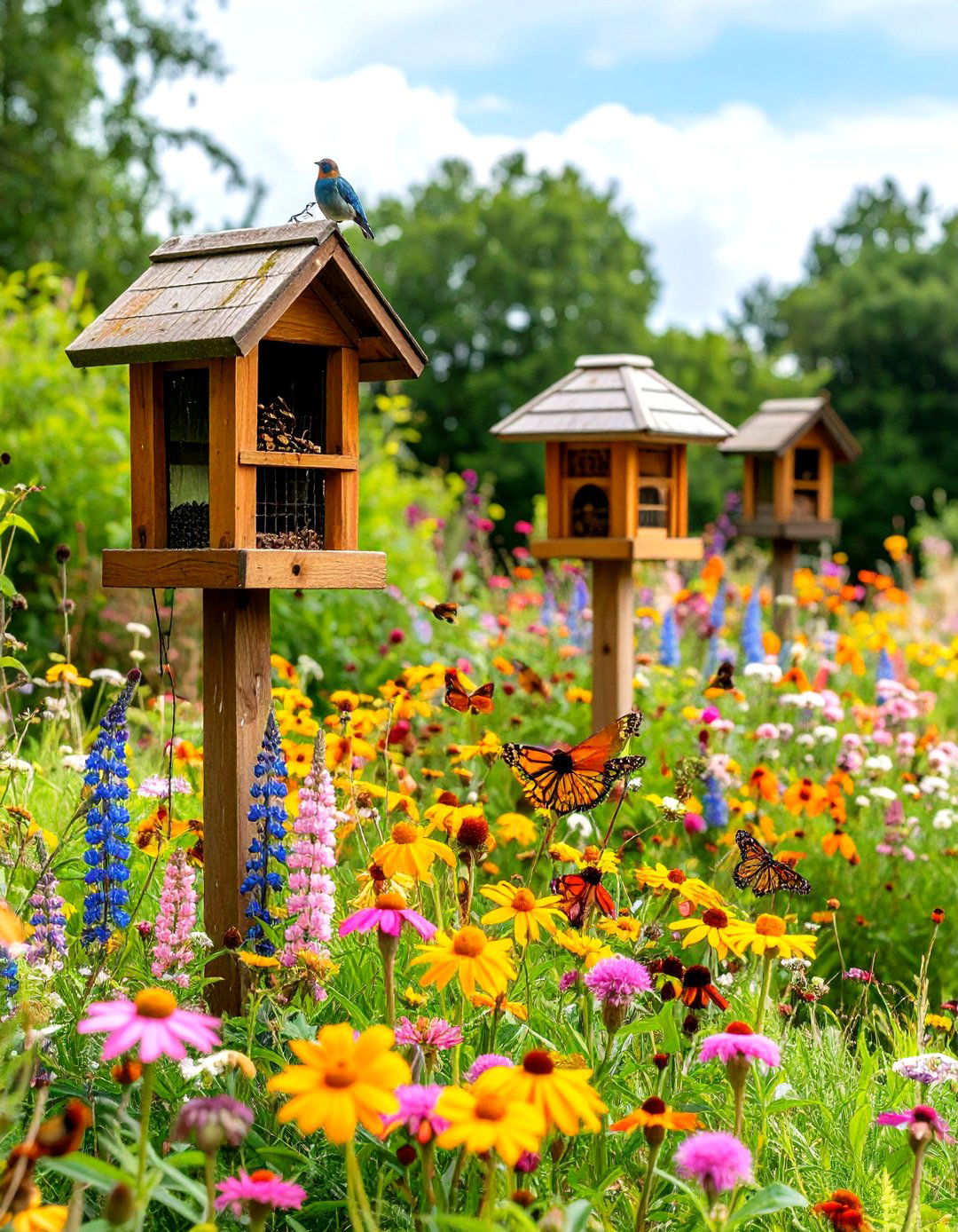 Incorporate Wildlife Friendly Features - 20 Sensory Garden Ideas