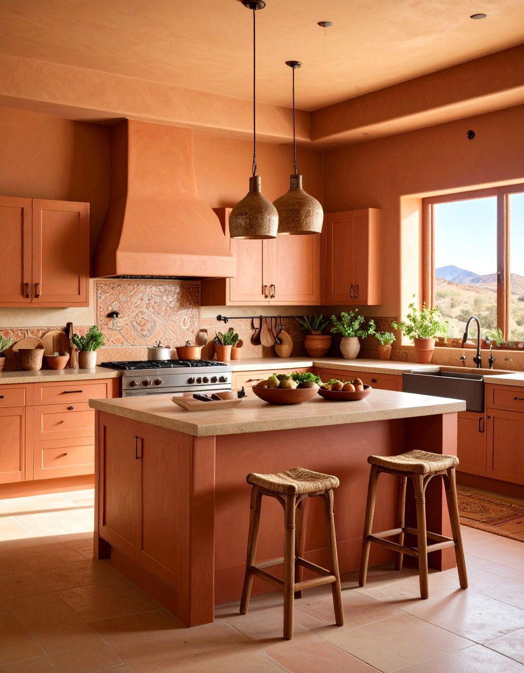Incorporating Earth Toned Color Palettes - 20 Southwestern Kitchen Ideas