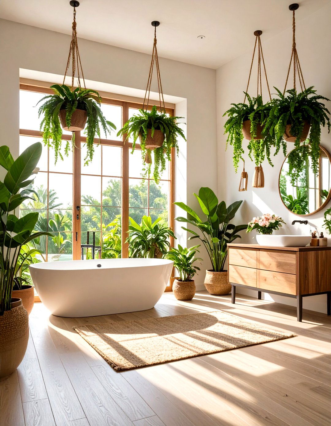 Incorporating Plants - 20 Small Ensuite Design Ideas