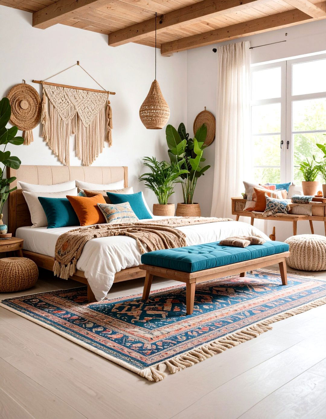 Indie Room Bohemian Floor Seating Area - 20 Indie Room Ideas