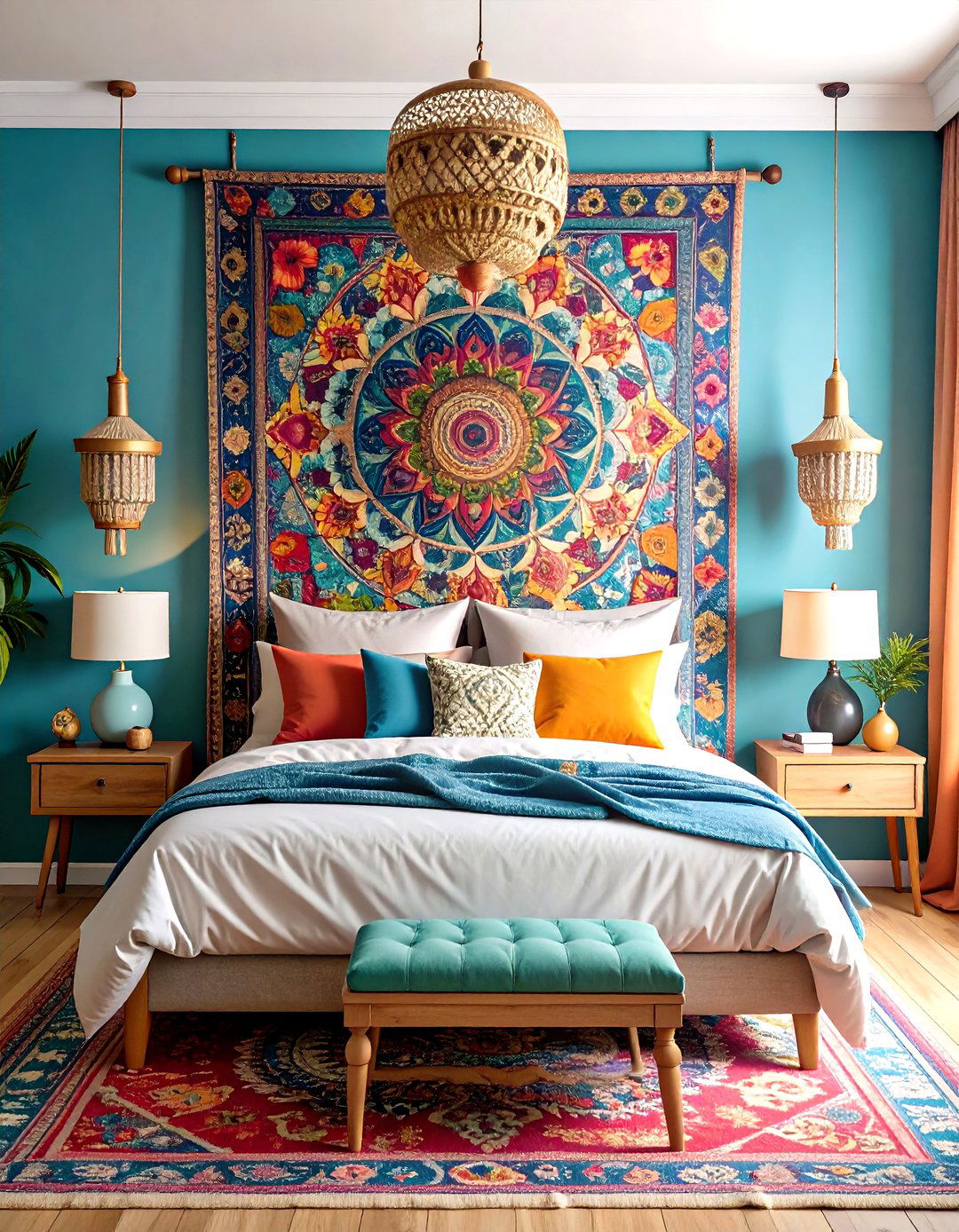 Indie Room Tapestry Wall Statement - 20 Indie Room Ideas