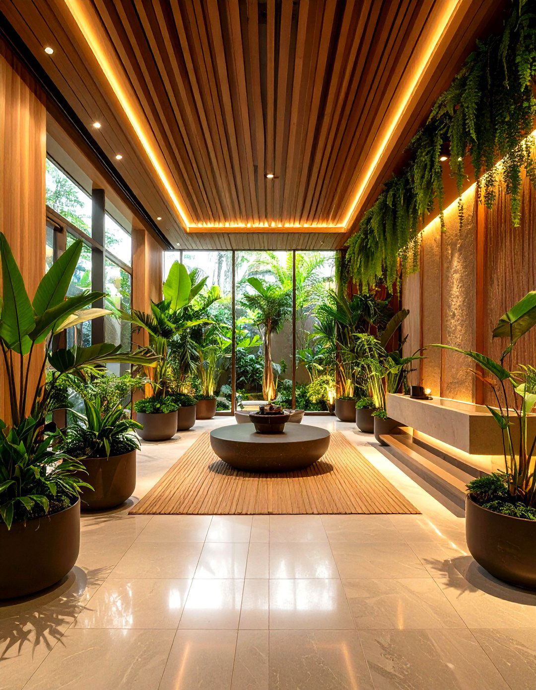 Indoor Greenery and Plants - 20 Spa Decor Ideas