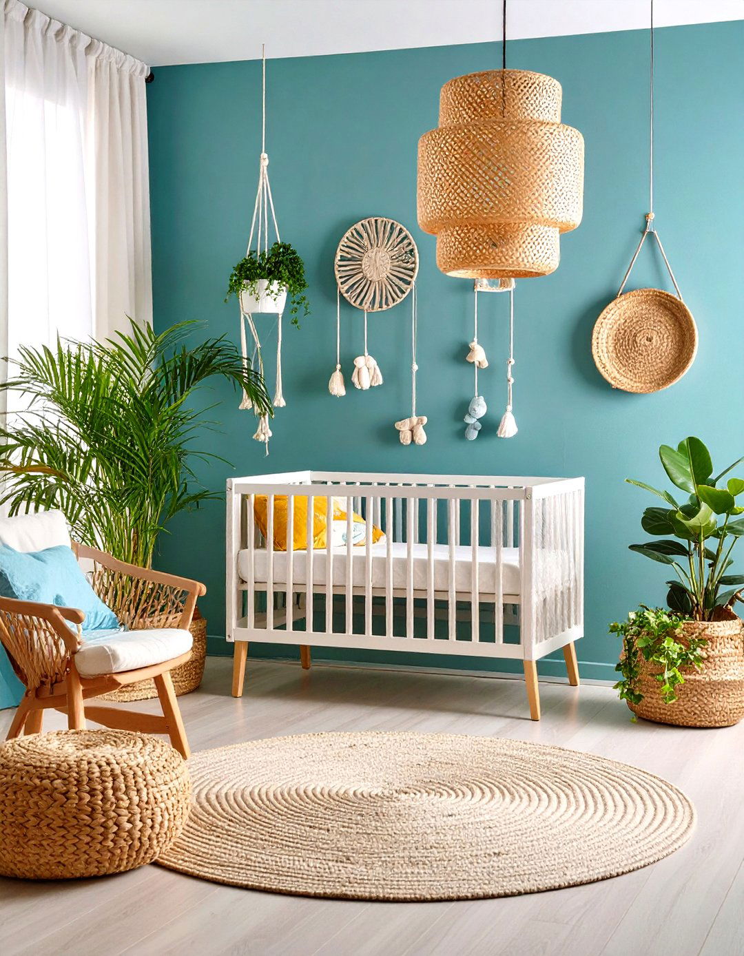 Indoor Greenery and Plants - 20 Boho Nursery Ideas