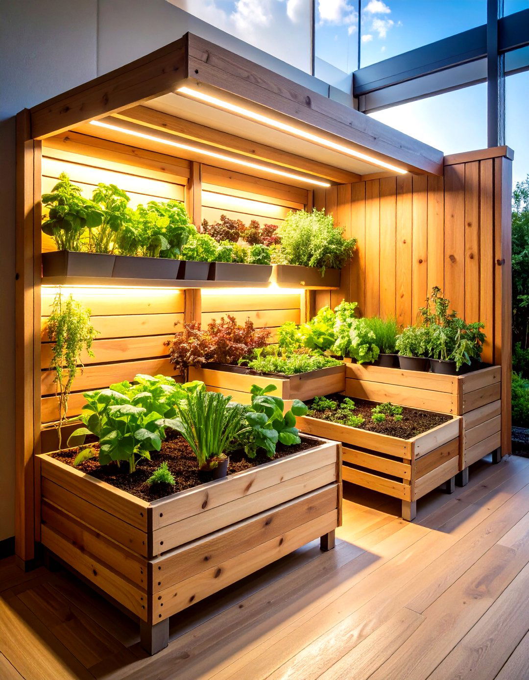 Indoor Herb Garden Nook for Fresh Flavor - 20 Farmhouse Sunroom Ideas