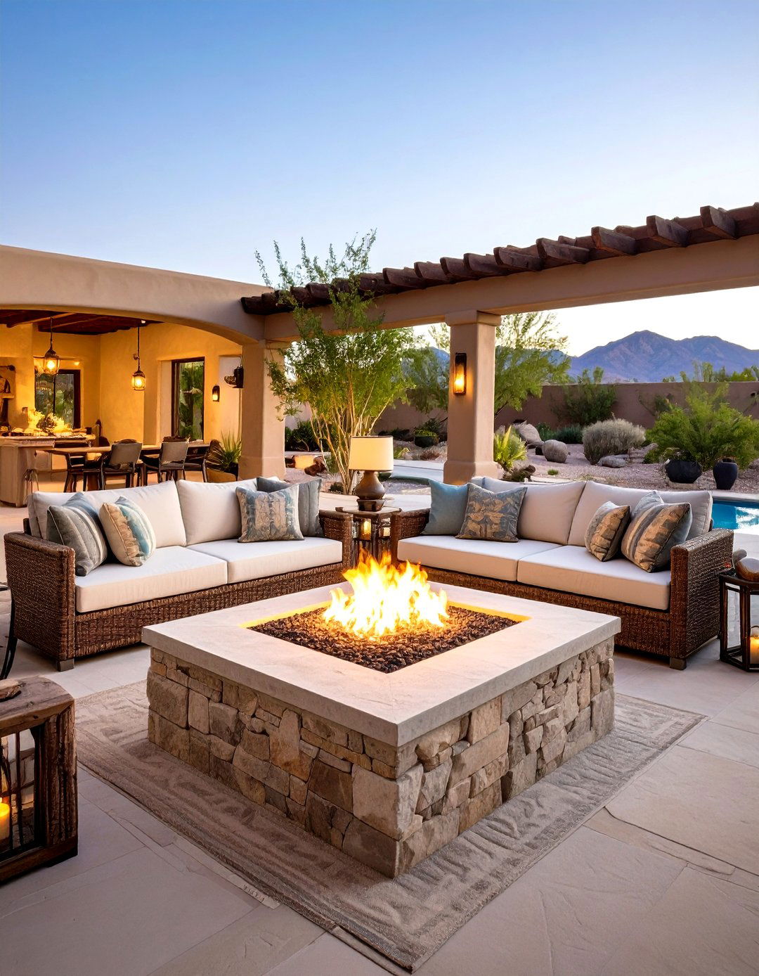 Indoor Outdoor Flow to Patio Sands - 20 Desert Themed Room Ideas