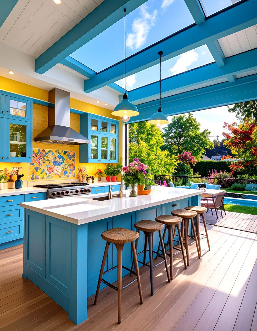 Indoor Outdoor Kitchen Sunroom Deck Combo - 20 Sunroom and Deck Combo Ideas