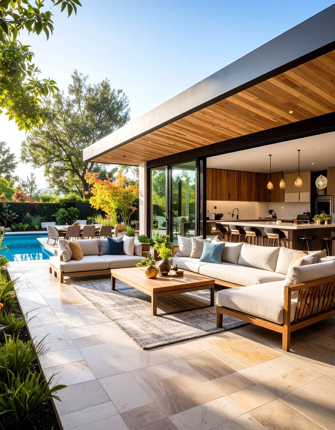 Indoor Outdoor Living Garden Spaces - 20 Garden Ideas