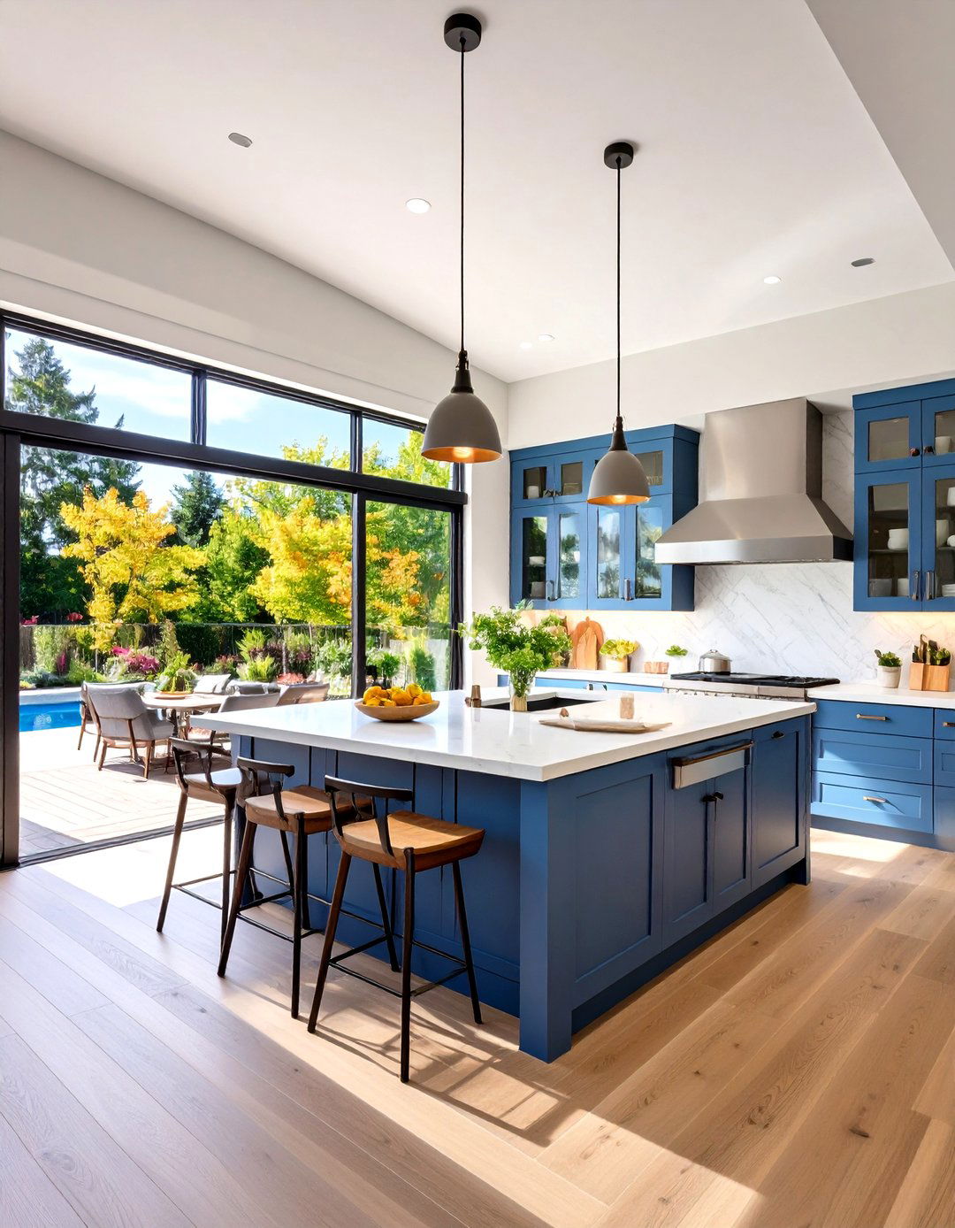 Indoor Outdoor Transitional Kitchen Designs - 20 Outdoor Kitchen Designs