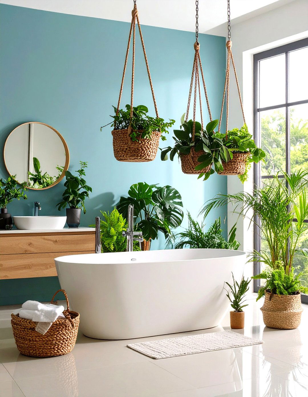 Indoor Plants and Greenery - 20 Spa Like Bathroom Ideas
