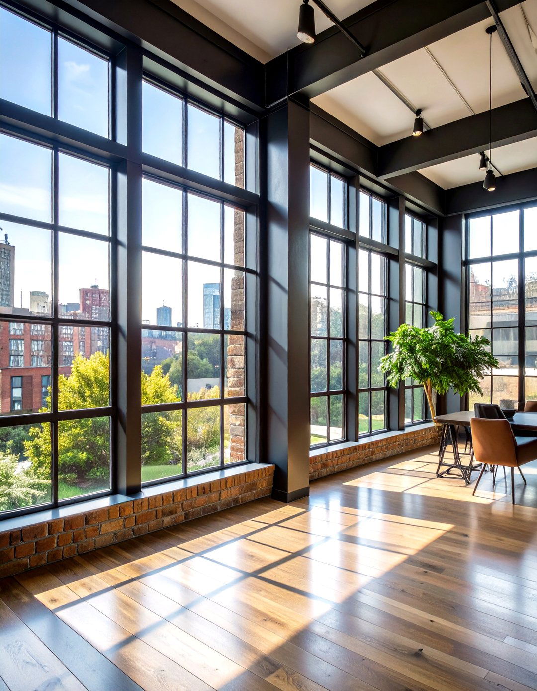Industrial Black Metal Window Trim - 20 Window Trim Ideas